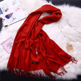 Long Pashmina Cashmere Scarf