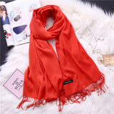 Long Pashmina Cashmere Scarf
