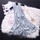 Long Pashmina Cashmere Scarf