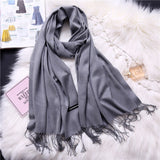 Long Pashmina Cashmere Scarf