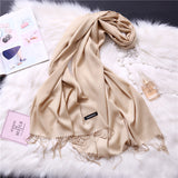 Long Pashmina Cashmere Scarf