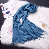 Long Pashmina Cashmere Scarf