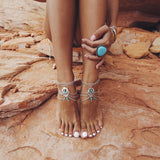 Gypsy Bohemian Chain Anklet Foot Bracelet