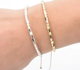 Minimalist Adjustable Square Gold/Silver Bracelets