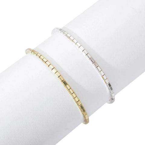 Minimalist Adjustable Square Gold/Silver Bracelets