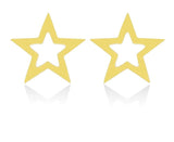 Minimalist Stainless Steel Small Star Earrings