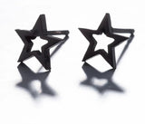 Minimalist Stainless Steel Small Star Earrings