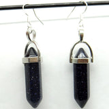1PC Natural Gemstone Point Earrings
