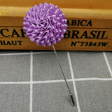 Pinwheel Fabric Flower Unisex Lapel Pin