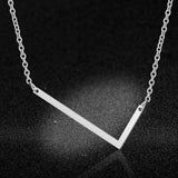 Large Initial Pendant Necklace