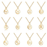 Stainless Steel Zodiac Sign Necklaces