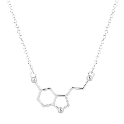 Minimalist Molecule Chemistry Polygon Necklaces